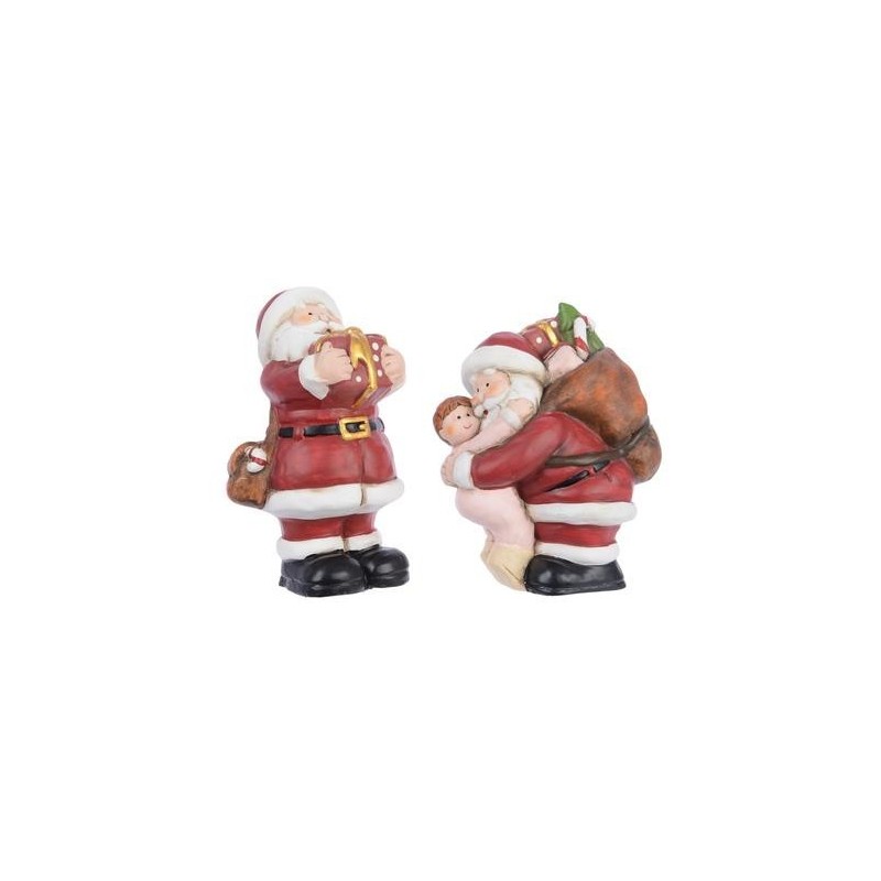 Babbo Natale in Terracotta 12 cm. Pezzo Singolo AmagicTree.com