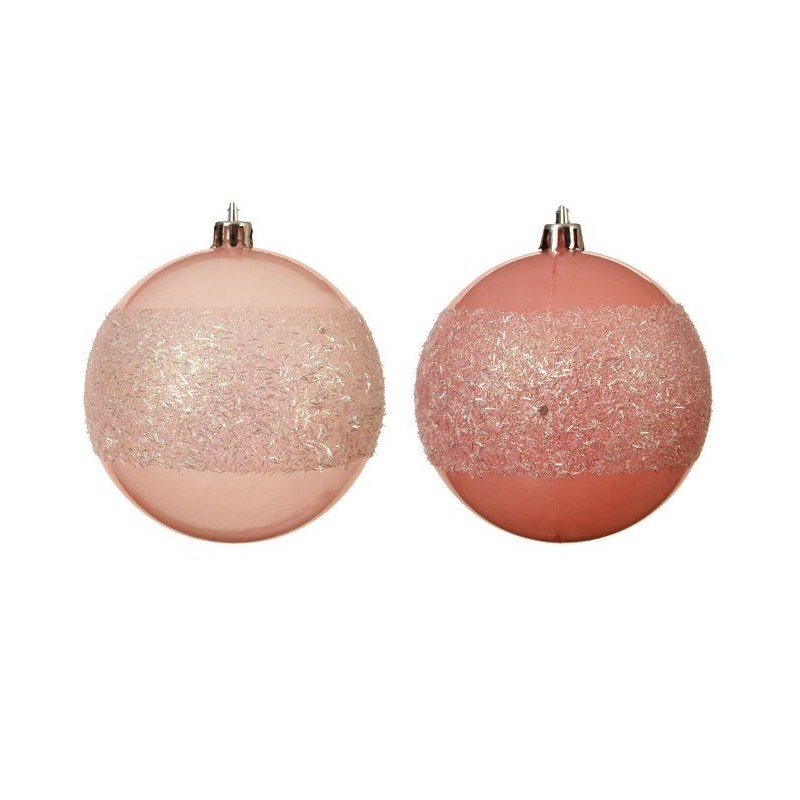 Pallina da appendere Rosa dim 8 cm Pezzo Singolo AmagicTree.com