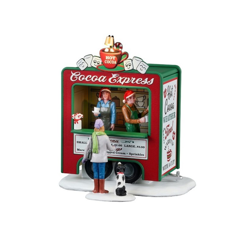 Lemax 34149 Cocoa Express Set Of 2 AmagicTree.com