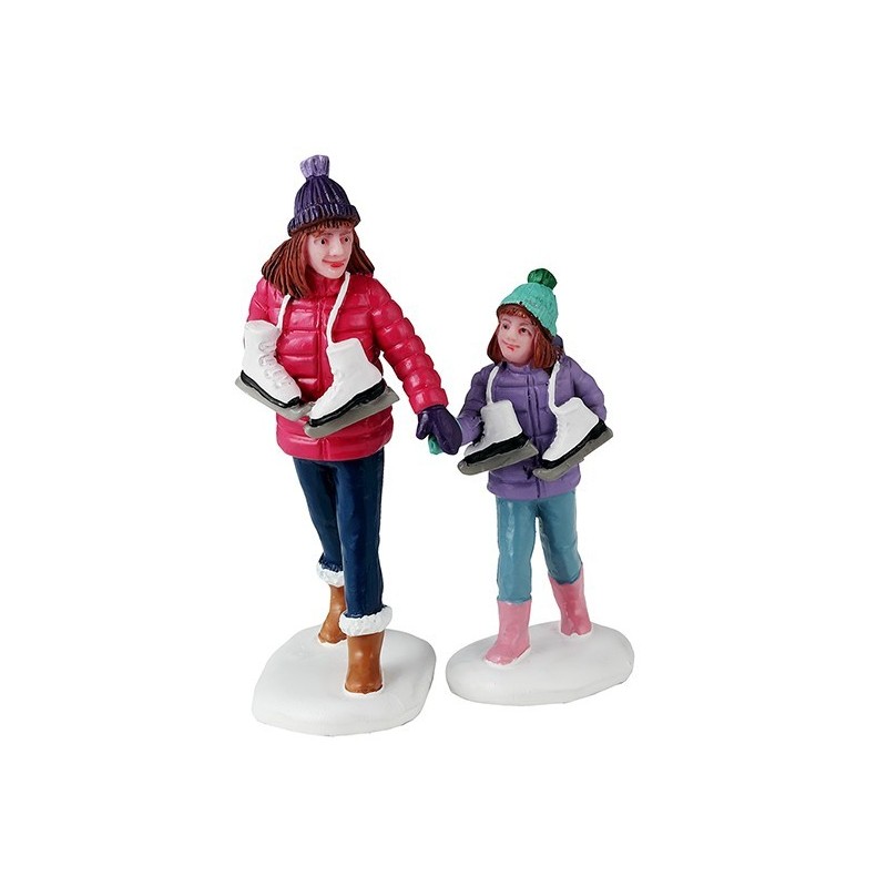 Lemax 42324 Skating Sisters Set Of 2 AmagicTree.com