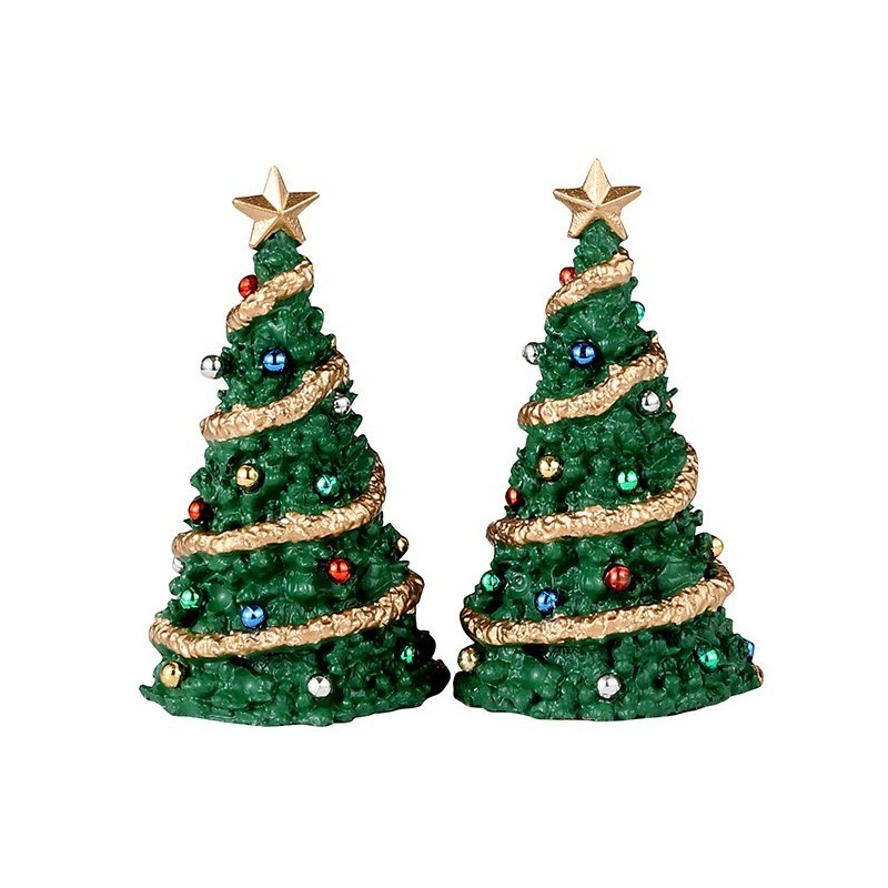 Lemax 34100 Classic Christmas Tree Set Of 2 AmagicTree.com