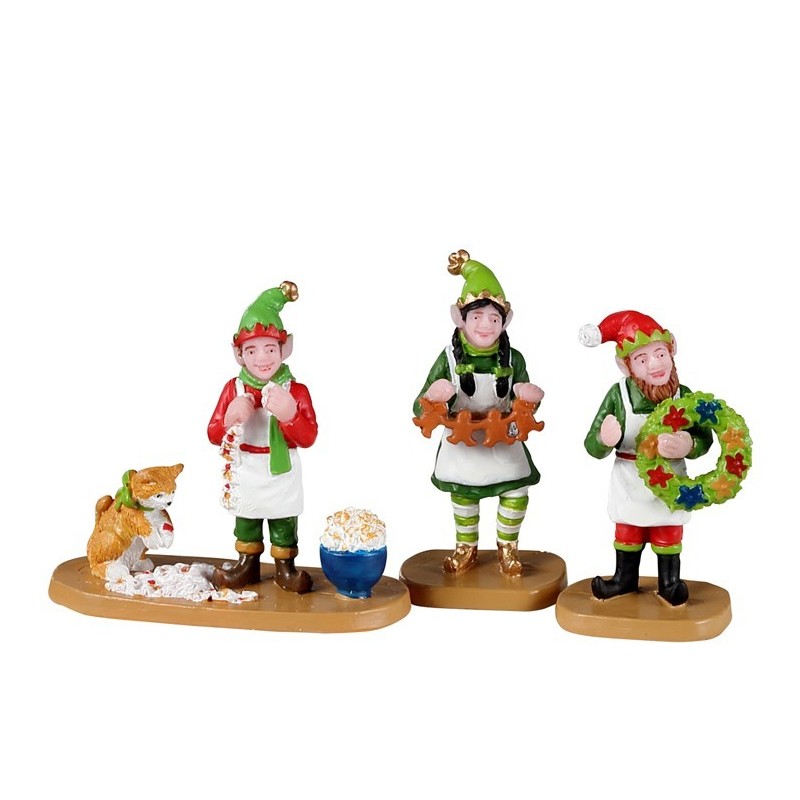 Lemax 22137 Crafty Elves Set Of 3 AmagicTree.com