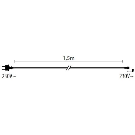 Cavo di Alimentazione Schuko 1,5m AmagicTree.com