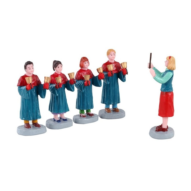 Lemax 12020 Handbell Choir Set Of 5 AmagicTree.com