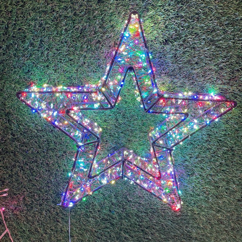 Stella 3D Marrone Ã˜ 35cm HDM 800 MicroLED MULTIFLASH RGB AmagicTree.com