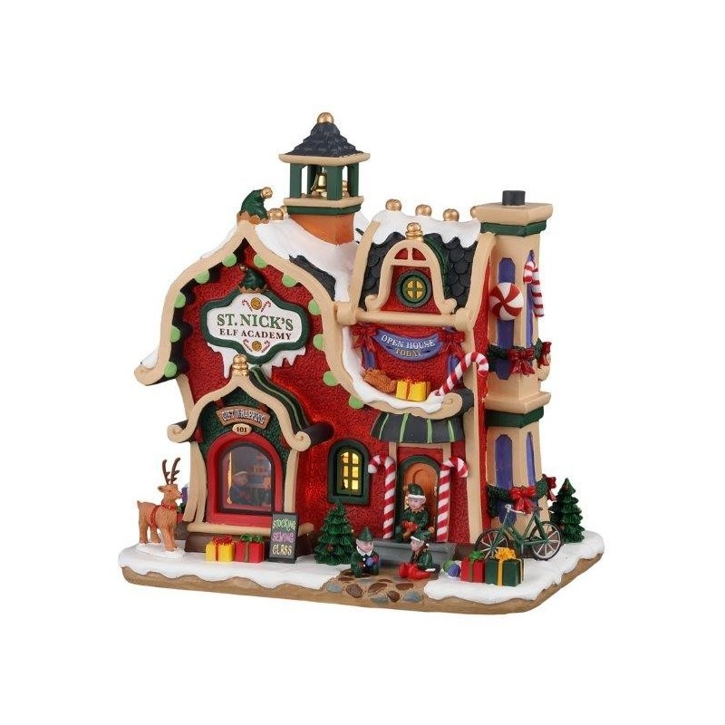 Lemax 95530 St. Nick's Elf Academy B/O 4.5V AmagicTree.com