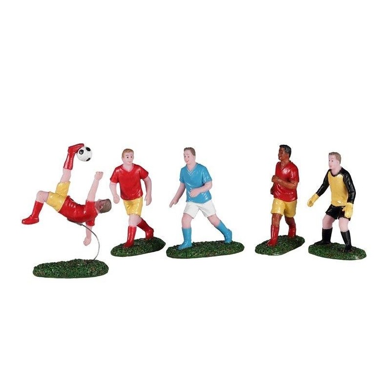 Lemax 02961 Playing Soccer Set of 5 AmagicTree.com