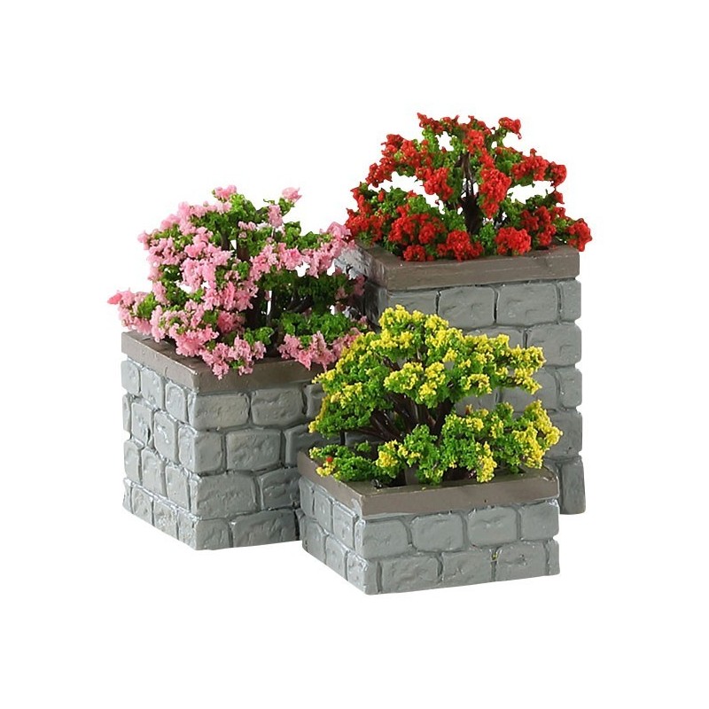 Lemax 84380 Flower Bed Boxes Set Of 3 AmagicTree.com