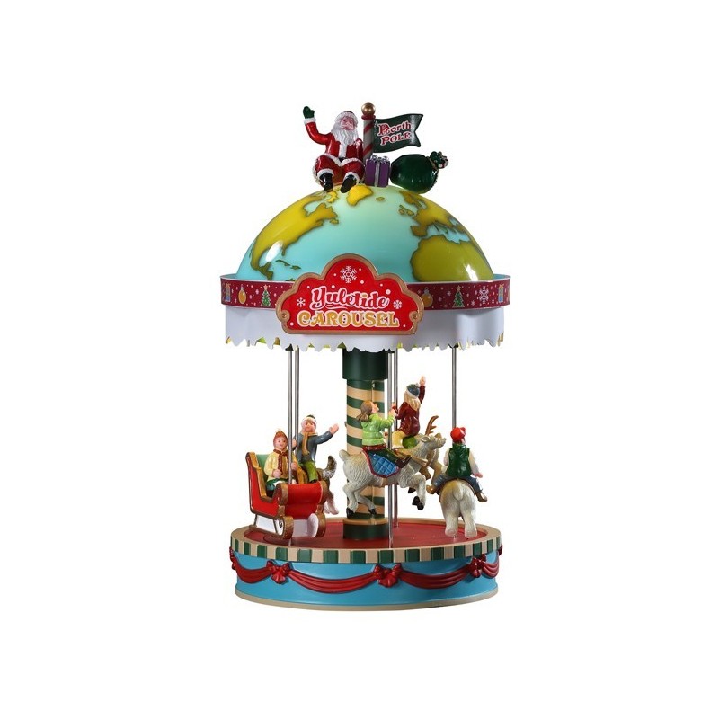 Lemax 94525 Yuletide Carousel AmagicTree.com