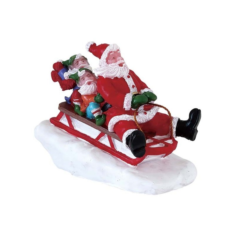 Lemax 72549 Sledding With Santa AmagicTree.com