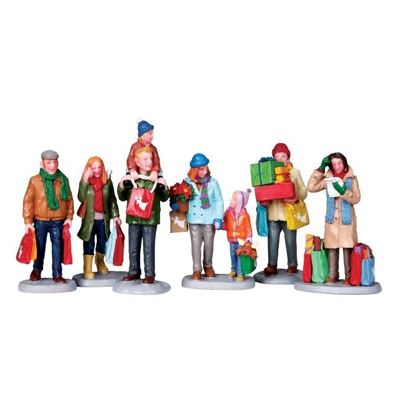 Lemax 92683 Holiday Shoppers Set of 6 AmagicTree.com