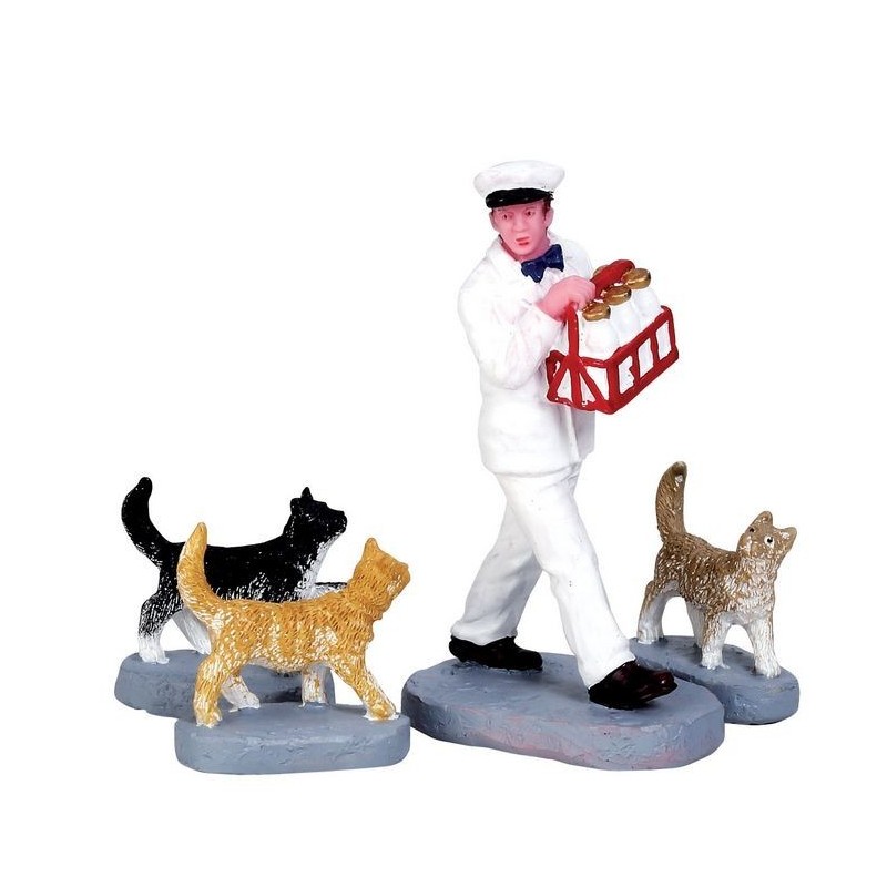 Lemax 72511 Merry Milkman Set of 4 AmagicTree.com