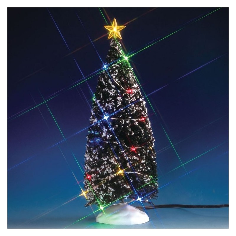 Lemax 74263 Evergreen Tree with 24 Multi Light AmagicTree.com