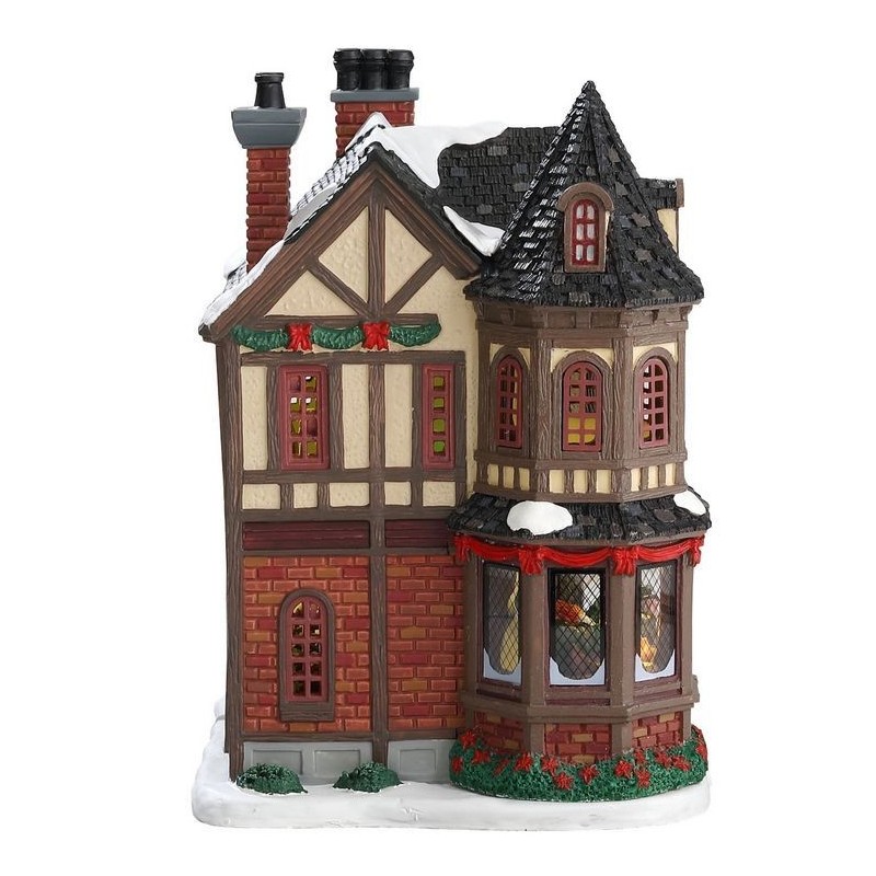 Lemax 75191 Scrooge's Manor with adaptor AmagicTree.com