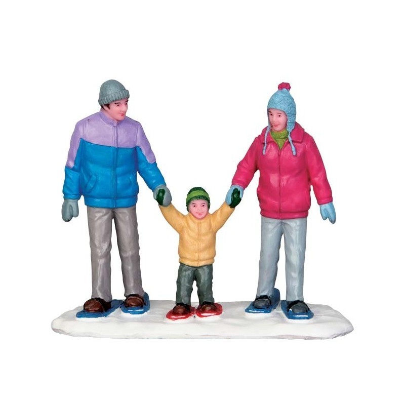 Lemax 52336 Snowshoe Family AmagicTree.com