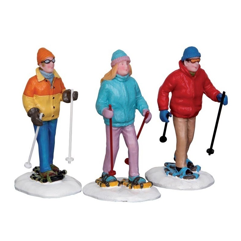 Lemax 22033 Snowshoe Walkers Set of 3 AmagicTree.com