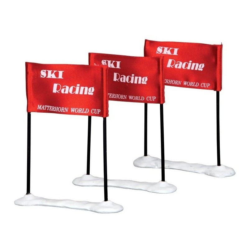 Lemax 44805 Ski Racing Flag Set of 3 AmagicTree.com