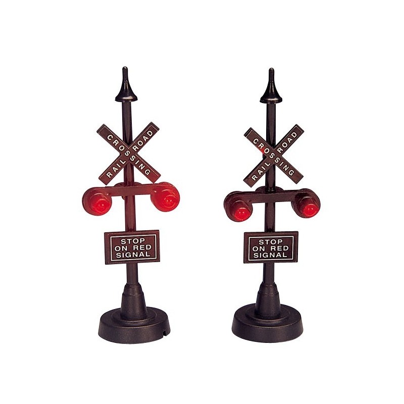 Lemax 34954 Railway Stop Light Set of 2 AmagicTree.com