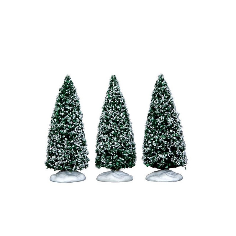 Lemax 34666 Snowy Juniper Tree Small Set of 3 AmagicTree.com