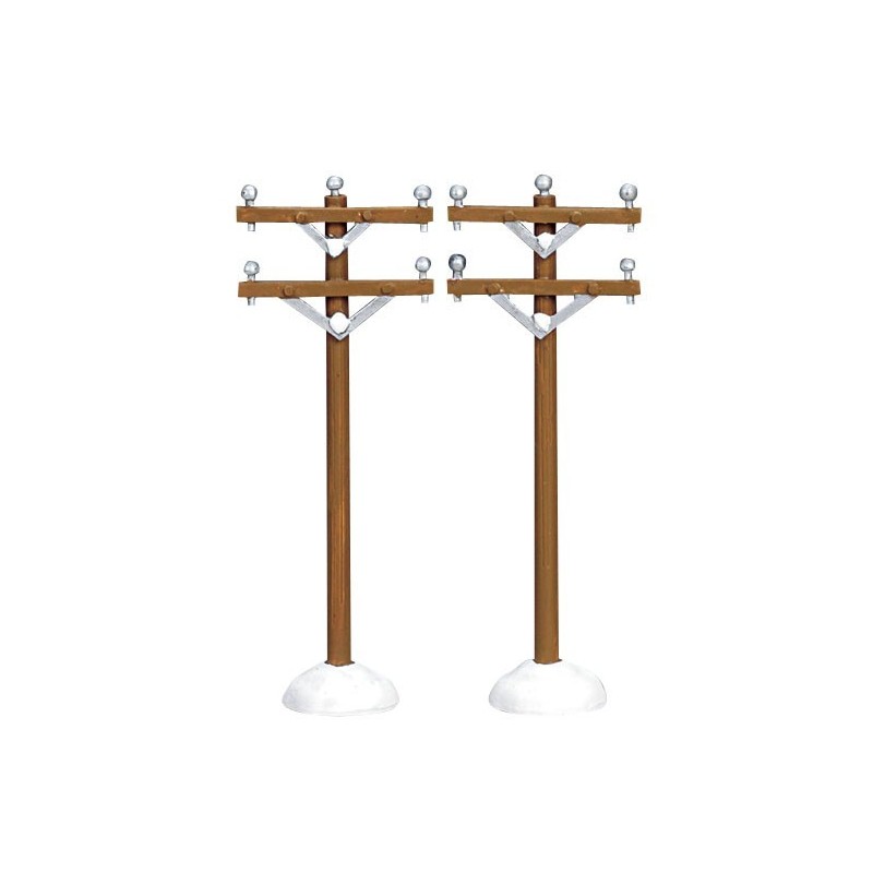 Lemax 64461 Telephone Poles Set of 2 AmagicTree.com