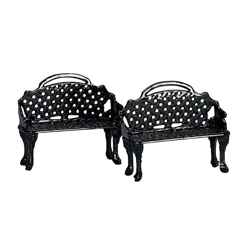 Lemax 34897 Patio Bench Set of 2 AmagicTree.com