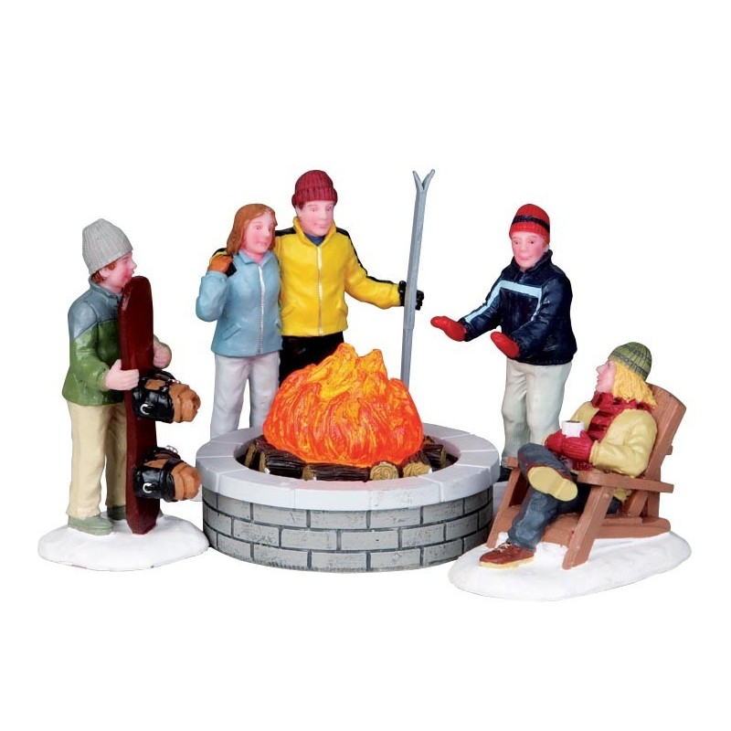 Lemax 04223 Fire Pit S/5 AmagicTree.com