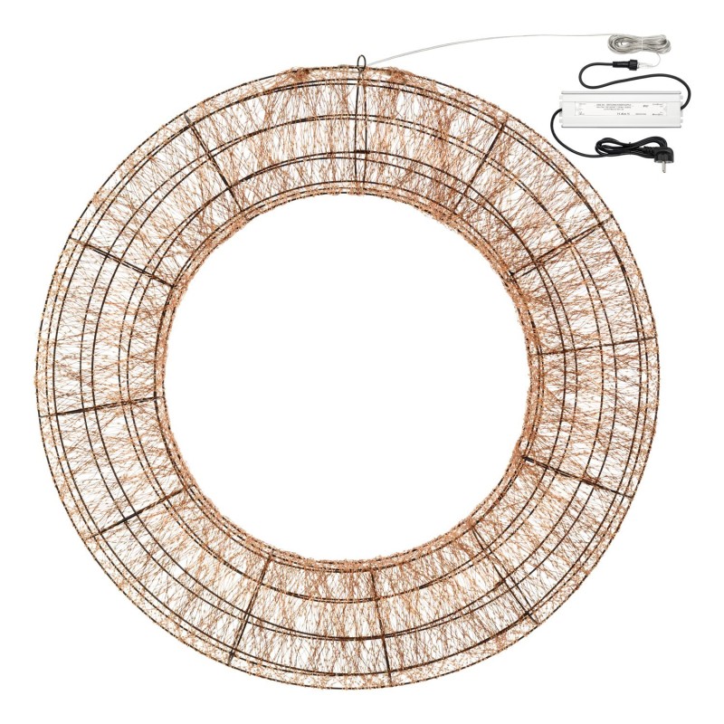 Corona 3D Marrone Ã˜ 110cm HDM 15000 MicroLED RGB AmagicTree.com