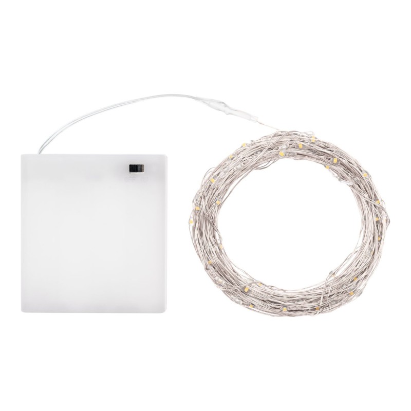 String light 14m, 140 MicroLEDs BIANCO CALDO AmagicTree.com