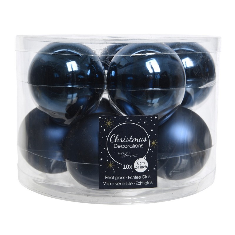 Palline di Natale da Appendere in Vetro 6 cm. Set di 10 AmagicTree.com