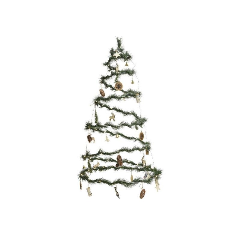 Albero di Natale a Spirale da appendere Luminoso Bianco dim 58 cm AmagicTree.com