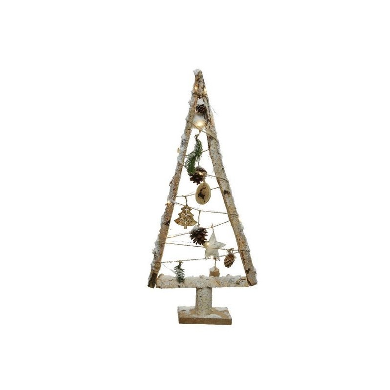 Albero di Natale stilizzato luminoso Naturale dim 8.5x30x67 cm AmagicTree.com